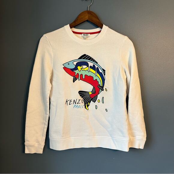 Kenzo Embroidered Dolphin Sweatshirt - Picture 1 of 4